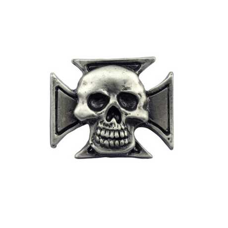 Motorcycle Storehouse MCS Adhesive Emblem Maltese Skull  - 515303