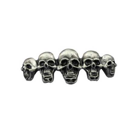 Motorcycle Storehouse MCS Adhesive Emblem Skull Group  - 515305
