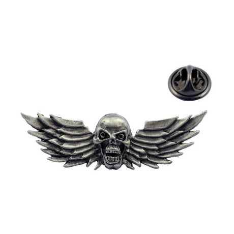 Motorcycle Storehouse MCS Pin Anstecker Flying Skull  - 515306