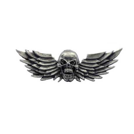 Motorcycle Storehouse MCS Adhesive Emblem Flying Skull  - 515307