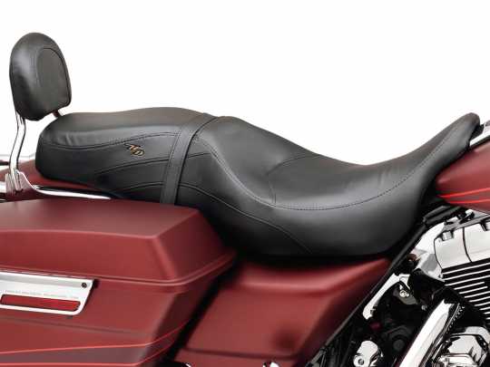 Harley-Davidson Leather Low-Profile Bucket Seat 15"  - 52095-08A