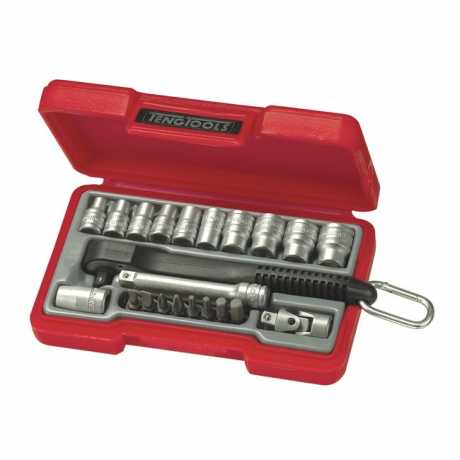 Teng Tools Teng Tools Mini Rosso 1/4" Socket Wrench Set  - 521080