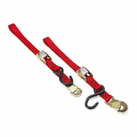 Ancra Ancra Red Snapper Cam Buckle Tie Downs 167cm red  - 532544