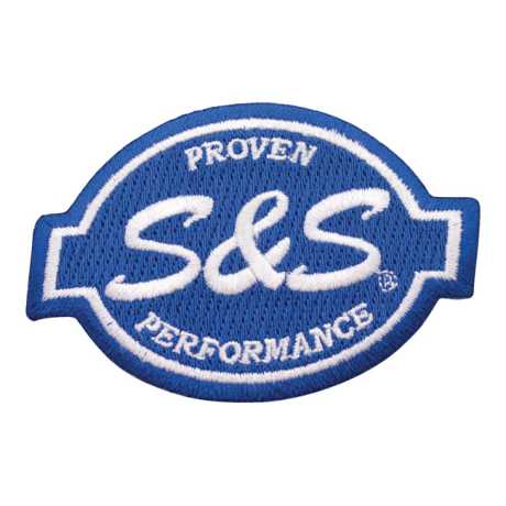 S&S Cycle S&S Patch 3" blue/white  - 536016