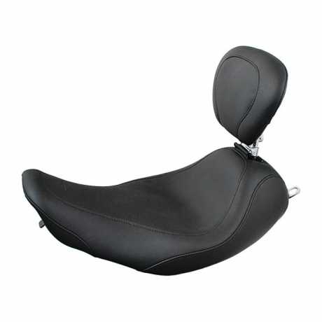 Mustang Wide Tripper Solo Seat with backrest 14" black 