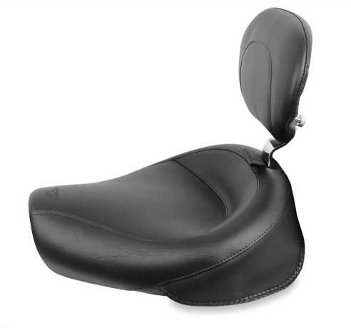 Mustang Mustang Wide Vintage Solo Seat with Backrest, black  - 537302