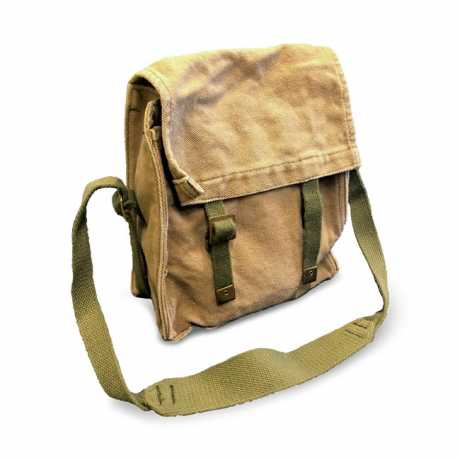 Motorcycle Storehouse Vintage Army Bag Canvas Green  - 545344
