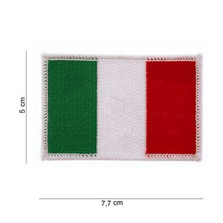 Motorcycle Storehouse MCS Aufnäher Flagge Italien 5x7,7cm  - 545369