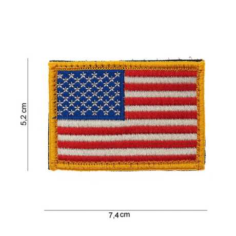 Motorcycle Storehouse MCS Patch Flag USA 5,2x7,4cm with Velcro  - 545382