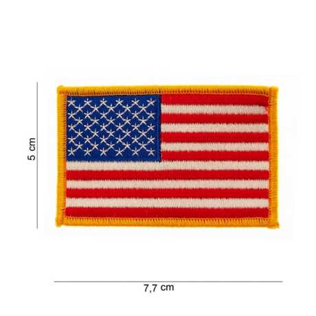 Motorcycle Storehouse MCS Patch Flag USA 5x7,7cm  - 545595