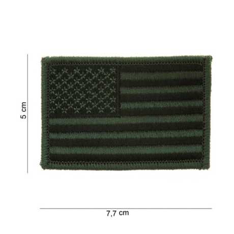 Motorcycle Storehouse MCS Patch Flag USA Subdued 5x7,7cm  - 545598