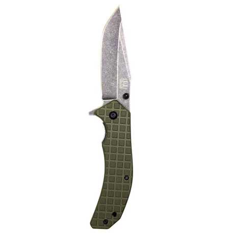 Motorcycle Storehouse 101 Demon Knife green with Carved Handle  - 545646