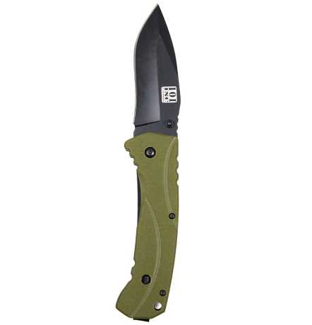 Motorcycle Storehouse 101 Ghost Knife green with Carved Handle  - 545651