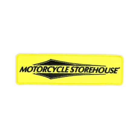 Motorcycle Storehouse Motorcycle Storehouse Logo Patch 12x4cm Yellow/Black  - 559602