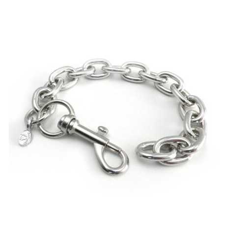 Amigaz Amigaz Link Chain Bracelet 8" chrome  - 563424