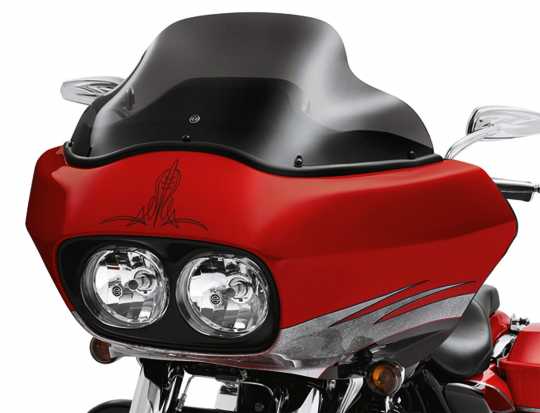 Harley-Davidson Wind Splitter Windshield 12" dark smoke  - 57166-10A