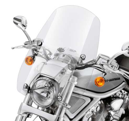 Harley-Davidson Abnehmbare Compact Mid Sport Windschutzscheibe 16" klar  - 57400060