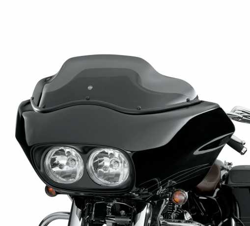 Harley-Davidson Wind Splitter Windshield 9" dark smoke  - 57400093