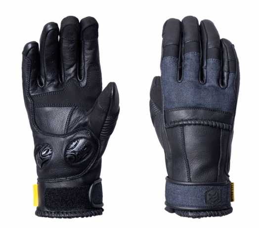 Knox Knox Whip armoured gloves black/denim  - 576204V