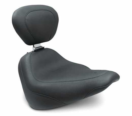 Mustang Wide Tripper Solo Seat with Backrest 13" black 