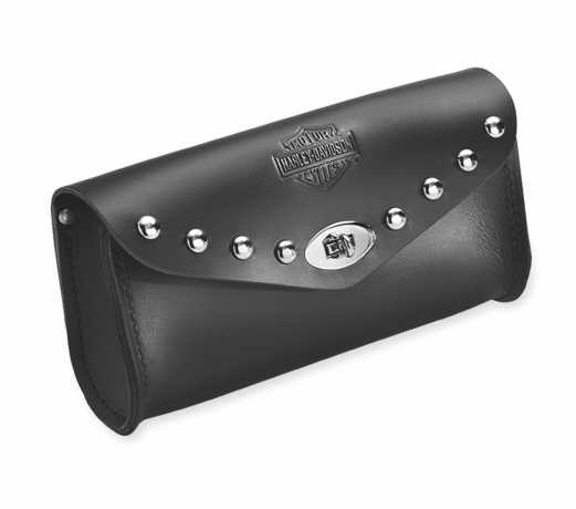 Harley-Davidson Leather Windshield Bag Bar & Shield  - 58298-87
