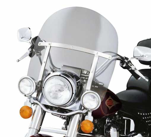 Harley-Davidson King-Size Detachable Windshield 16" light smoke  - 58651-97A