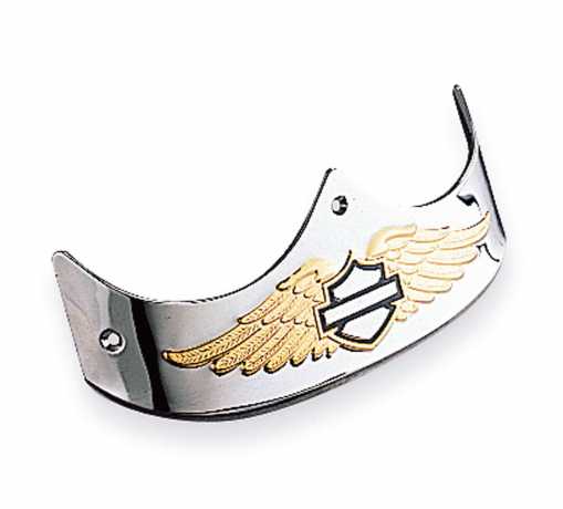 Harley-Davidson Eagle Wing Fender Trim Rear, Gold & chrome  - 59369-97