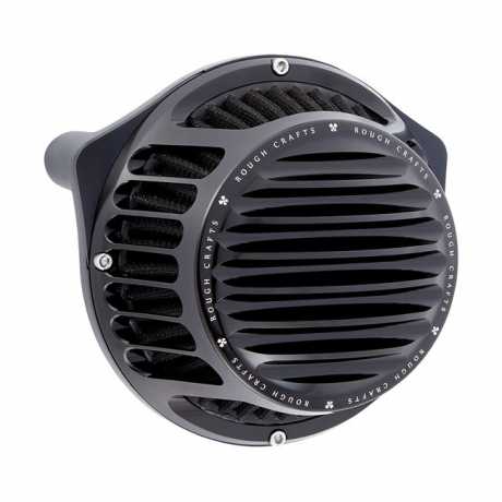 Rough Crafts Round Finned Air Cleaner black 