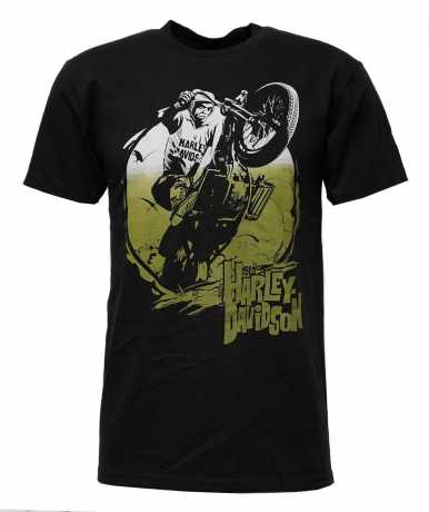 Harley-Davidson T-Shirt Run the Gears schwarz 