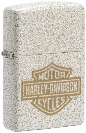 Zippo Harley-Davidson Lighter White Rustic 