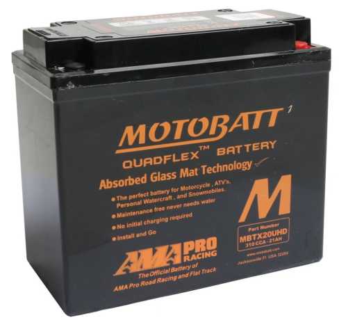 Motobatt Motobatt Battery MBTX20UHD 21Ah 310CCA  - 61-9278