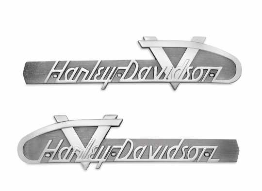Harley-Davidson Fuel Tank V-Logo 1955-1956  chrom  - 61814-55T