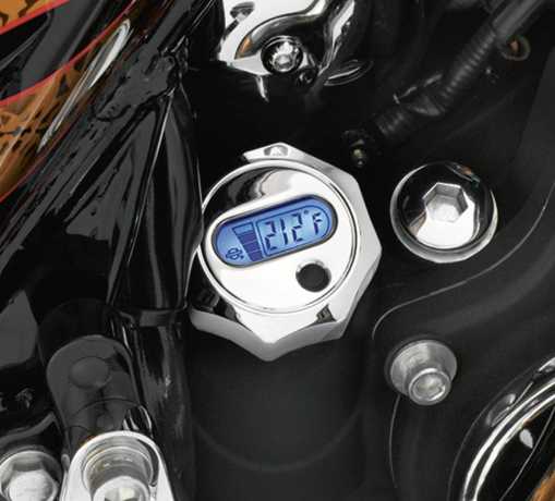 Harley-Davidson Ölpeilstab mit Temperaturanzeige chrom  - 62700005A