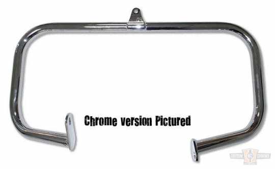 Custom Chrome Engine Guard black  - 64-2912