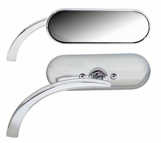 Arlen Ness Micro Spiegel Mini Oval chrom rechts