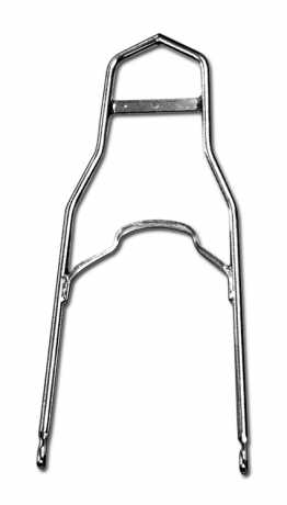 Paughco Low Style Sissy Bar for Chain Drive with Flat Fender  - 65-1271