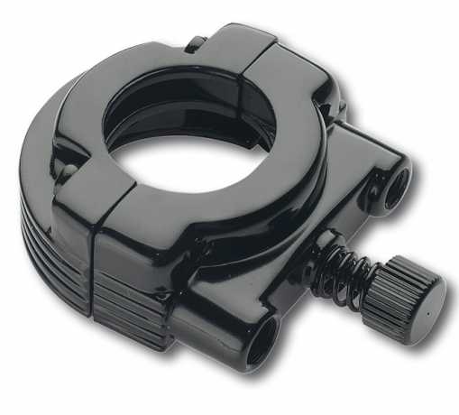 Single Cable Throttle Clamp, black 