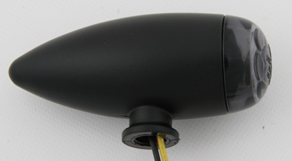 Highsider LED Micro Bullet Rücklichter mit E-Prüfzeichen getöntes Glas / schwarz