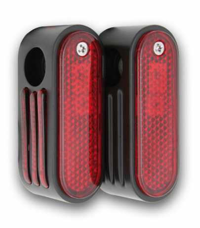 Rick Doss Inc Rick Doss Marker Lights, black with red lens, dual bulb and 3/8" mounting hole  - 65-4332