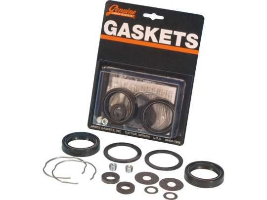 James Gasket & Seal Kit, Front Fork with Metal Spacer 