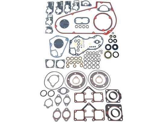 James Gaskets James Gasket Kit, Motor (with Beaded Chain Cover)  - 66-7593
