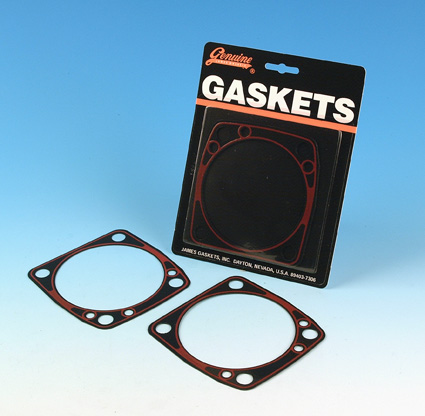 James Gaskets Gasket Cylinder Base, Front & Rear, .020" Metal with Bead (2)  - 66-7684
