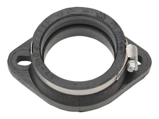 Mikuni Mikuni Rubber flange oval adapter for late 45 mm carb.  - 67-5003