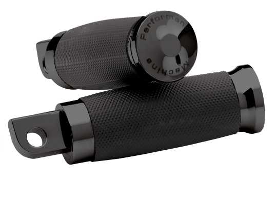 PM Contour Rubber Wrapped Footpegs black 