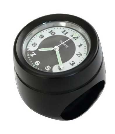 Custom Chrome Lenker Uhr schwarz  - 68-8681