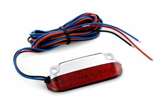 LED-Beleuchtung für Air Wing  Satteltaschendeckel-Bügel, Rot 
