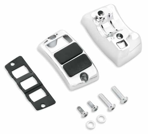 Auxiliary Accessory Switch Housing Kit Chrome Right Side 