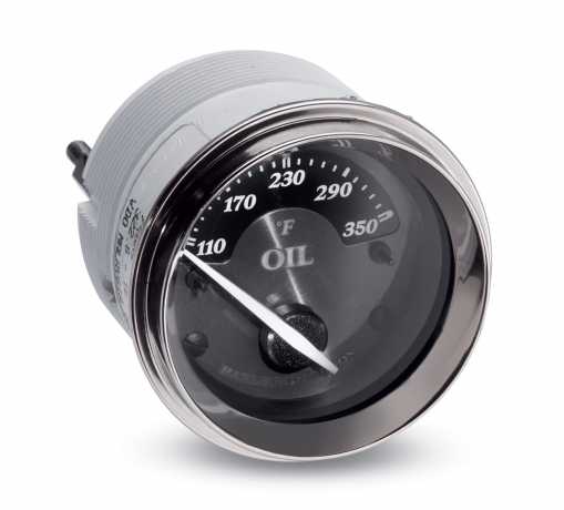 Harley-Davidson Oil Temperature Fairing Gauge 2" °F Scale  - 70900176