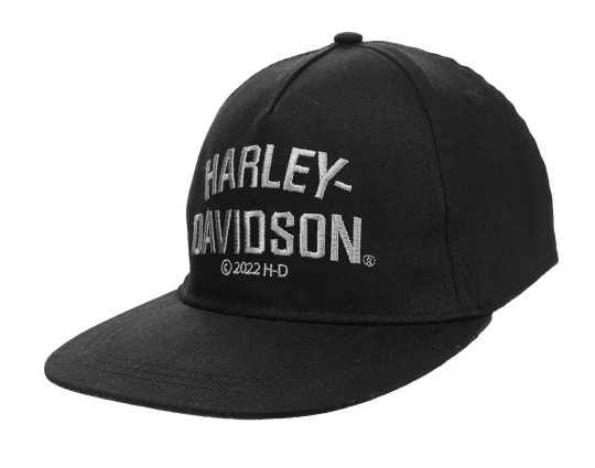 Harley-Davidson Kids Baseball Cap Script Black 