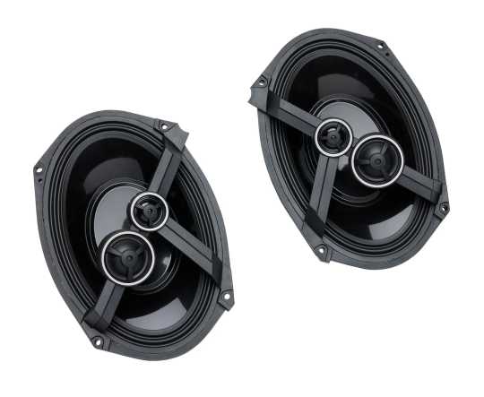 H-D Audio by Rockford Fosgate Stage III Saddlebag Speakers 6"x9" 